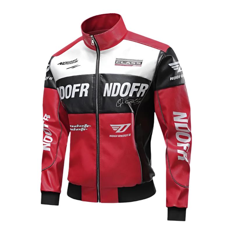 Motorcycle Leather Racing Suit Jacket