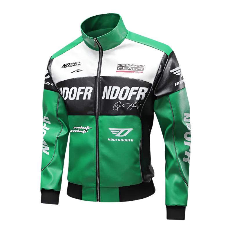 Motorcycle Leather Racing Suit Jacket