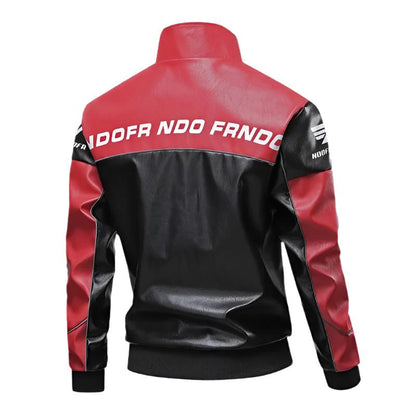 Motorcycle Leather Racing Suit Jacket