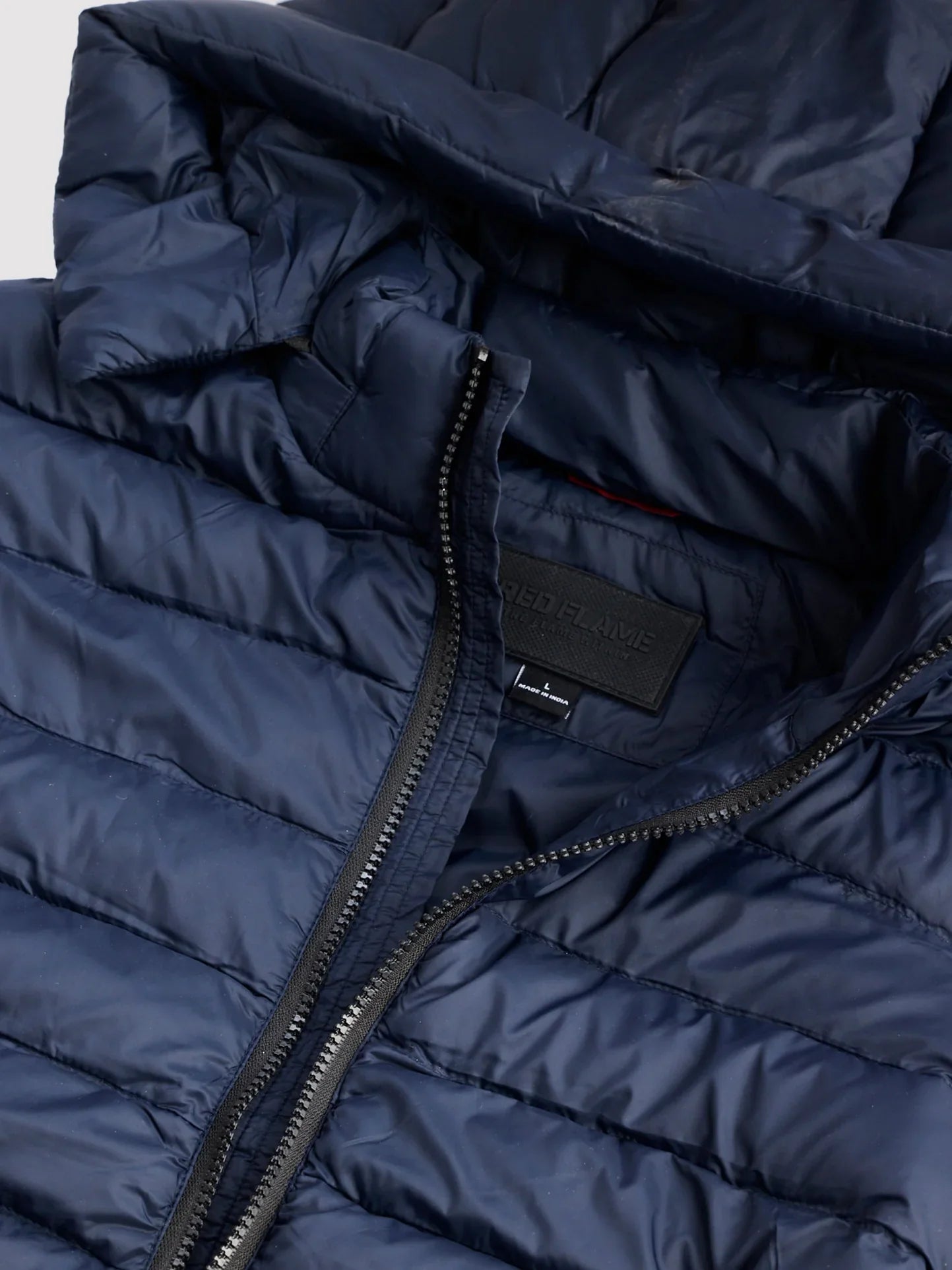 Blue Premium Hooded Bubble Jacket